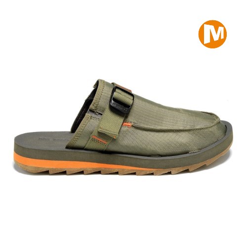 Merrell Alpine Clog Sandalen Herren Olivgrün [DE-STKOH]